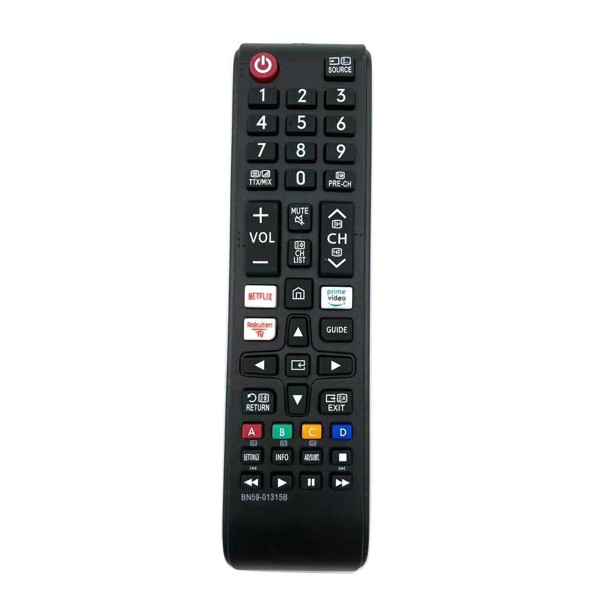 Universal TV Remote Control with NETFLIX, PRIME, VIDEO Rakuten TV Button for SAMSUNG Smart TV