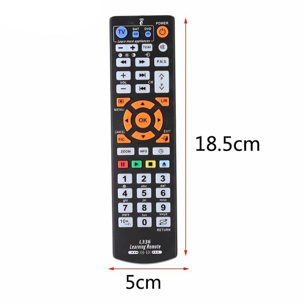 Universal Smart Remote Control Controller IR Remote Control with Learning Function for TV CBL DVD SAT for L336